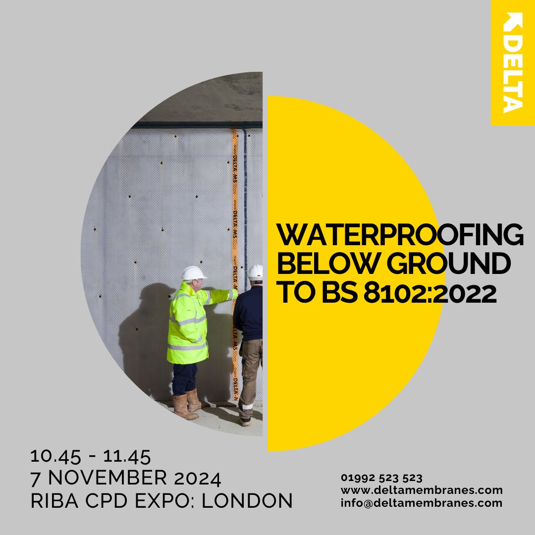 DELTA MEMBRANES - Structural Waterproofing tweet media