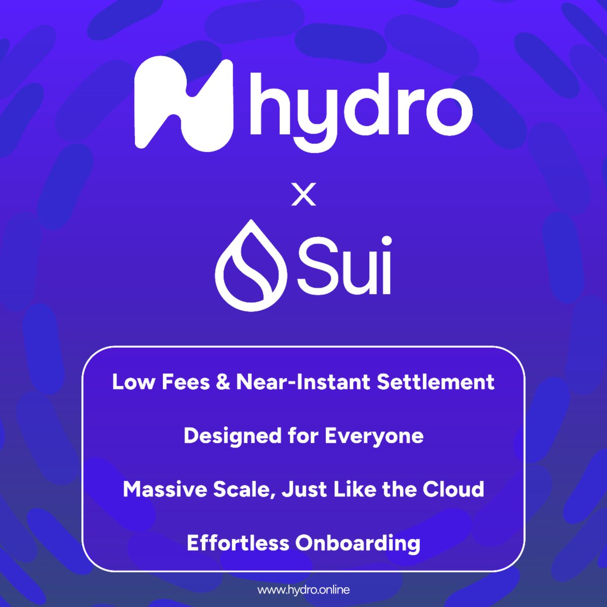 Hydro_Online_'s tweet photo. With Hydro running on the @SuiNetwork , you gain a seamless, scalable, and user-friendly experience. 

Enjoy affordable transactions with fast settlements and minimal fees. 

Whether you're a newcomer or an experienced user, the platform's intuitive design makes navigation simple and effortless. 🧠

As the network expands, SUI’s scalability ensures smooth operations without disruptions, accommodating more users with ease. 📈

Setting up is quick—create your wallet in just a few clicks without complicated steps. 

Access your Web3 assets instantly and explore features without barriers, making Hydro on SUI the ideal gateway to Web3. 🙌

https://t.co/9NQCyutvM3