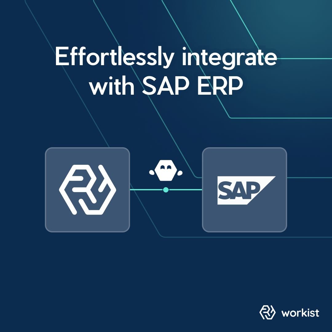 WorkistAI's tweet photo. For more than 400,000 companies, integrating Workist is easier than ever! 🏃♂️

Why? Because these companies rely on SAP as their ERP system, and our new standard connector makes integrating Workist faster and simpler than ever. https://t.co/YIyCeK85lD