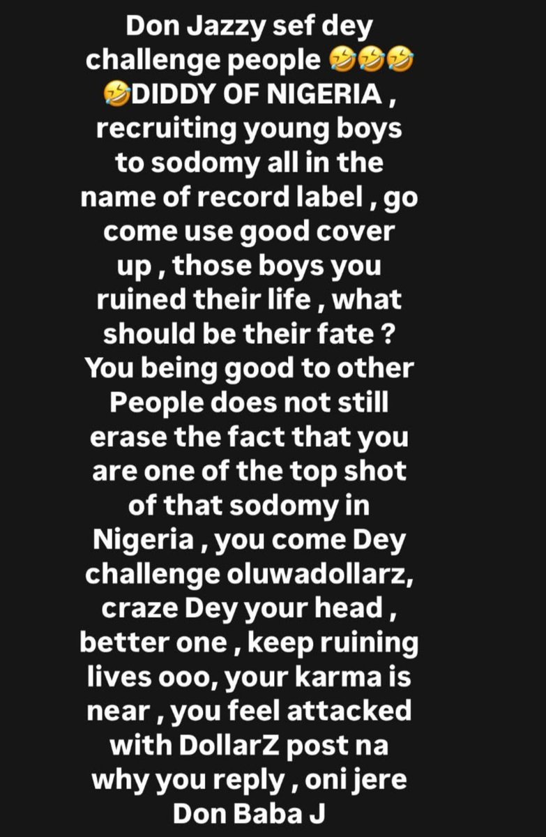 Gistloversblog1's tweet photo. Wahala Una Baba alaaaanu feel guilty ooo 🤣🤣🤣🤣 why Don j challenge oluwadollarz say make he tag the person, Una wan pai the boy ? https://t.co/h5SgkuVrMw