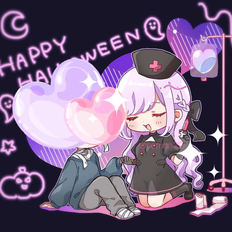 「こちら超個人的に自分の為に描いたハロウィン絵 」|Remのイラスト