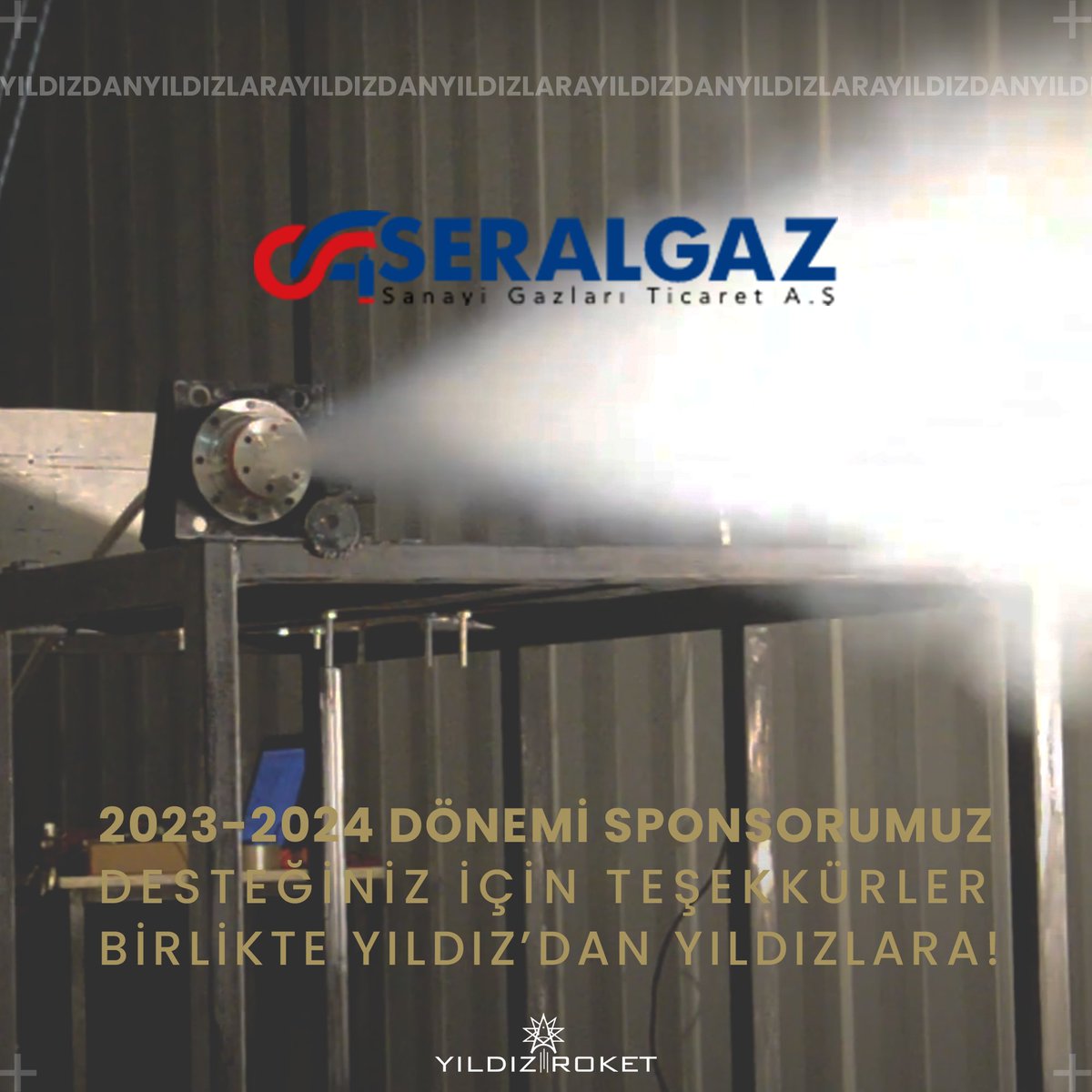 "Ülkemiz adına ne yapabiliriz?" diyerek çıktığımız bu yolda bizleri destekleyen ALTIN sponsorumuz Seralgaz ve Sayın Muhammet Emre BUDAK'a sonsuz teşekkür ederiz.      

Hep birlikte "Yıldız'dan Yıldızlara"💫🚀

<a href="/YildizEdu/">Yıldız Teknik Üniversitesi</a>
<a href="/eyupdebik/">Prof. Dr. Eyüp Debik</a>
<a href="/ytumaktek/">Makine Teknolojileri Kulübü</a>