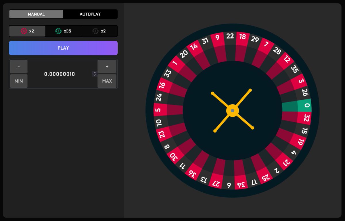 Roulette has been updated and now supports autoplay! Give it a try with instant account creation and an unlimited LTC faucet at nuts.gg/roulette!