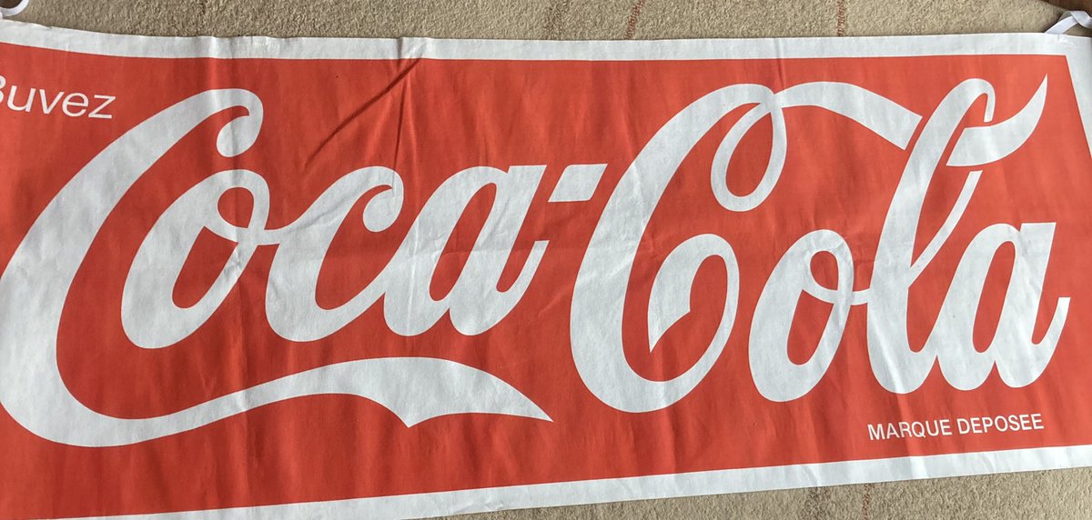 Did I NEED 6m of Coca Cola banner? Yes. Yes I did
