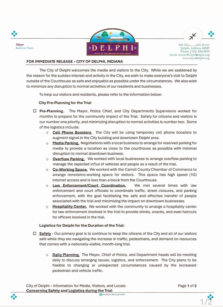 MattBlacInc's tweet image. #RichardAllen #DelphiMurders #AllEyesOnDelphi
⚠️🚓🛑🚨 | No Parking @HeyDizzzy 

x.com/fien_X/status/…