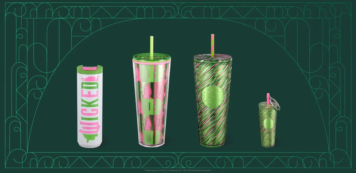 Starbucks will be dropping ‘WICKED’ tumblers November 7th.