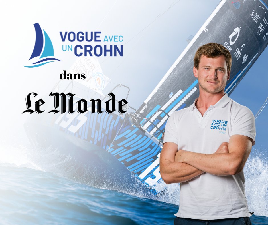 📰#VogueAvec1Crohn dans <a href="/lemondefr/">Le Monde</a> 

Quelle fierté de voir apparaitre dans les pages du Monde le témoignage d'un patient atteint de #MICI ! 

Rendre visible les maladies invisibles c'est une des missions au cœur de notre projet.
Découvrez l'article sur 👉lemonde.fr/campus/article…