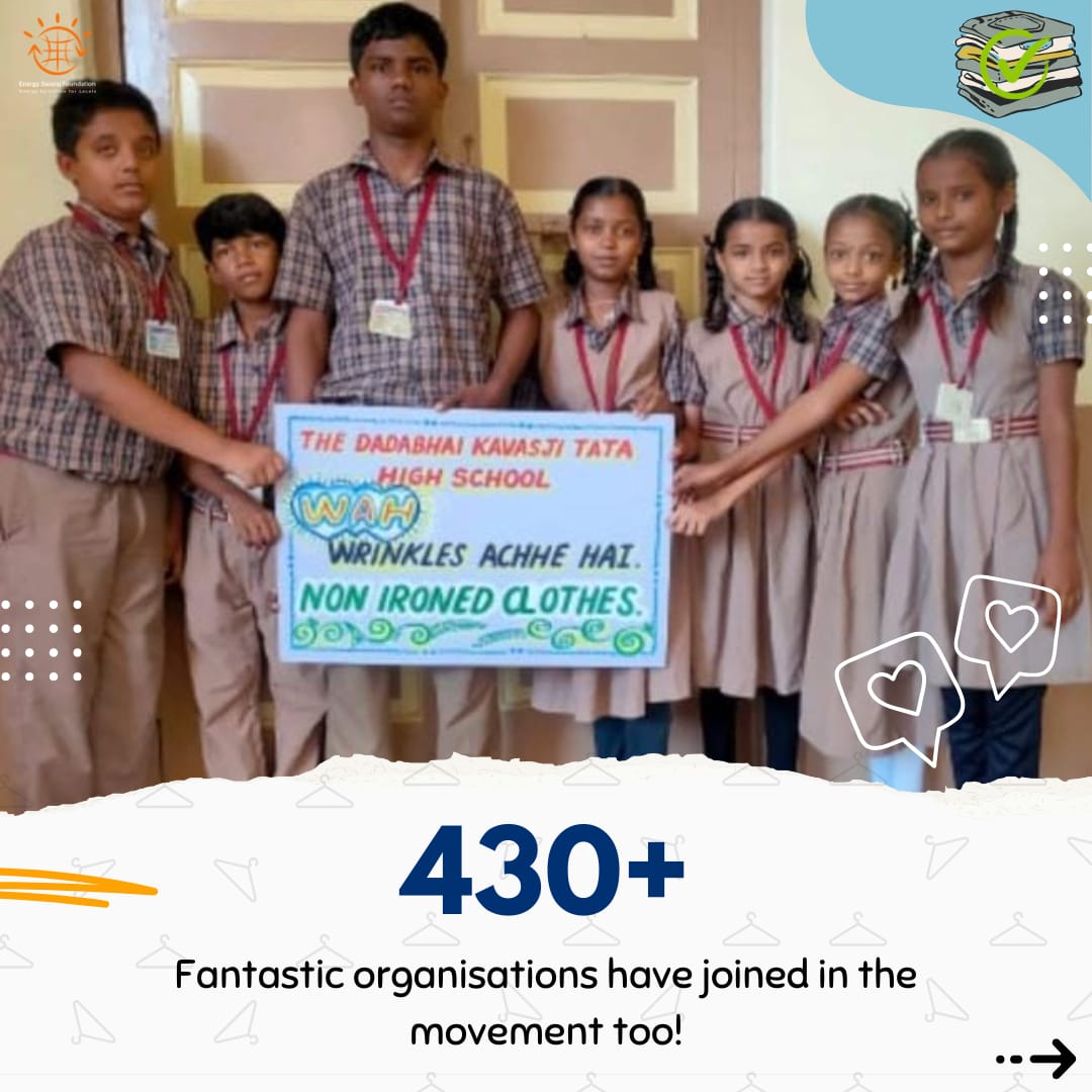 Energy_Swaraj's tweet photo. Want to Do Something For The Environment? 🤔🌍

A simple commitment of wearing Non - Ironed Clothes EVERY MONDAY can have a big impact on our planet! 👕🧡

📌Register at https://t.co/CGWdhLIq9x Let's make a difference!

#WAH #WrinklesAchheHain #NOCO2 #Fashion #Trend #Outfits https://t.co/zP4WPwcdlJ