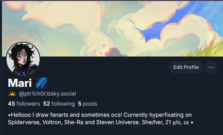btw follow me om bluesky