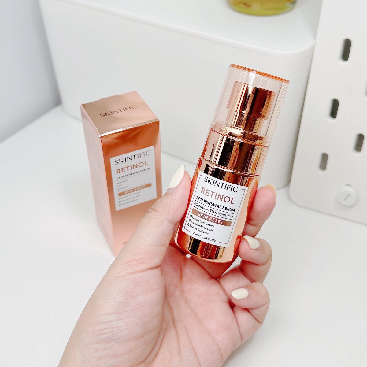 ขวดที่ 2 แล้วค่า Skintific retinol skin renewal serum เป็นเซรั่มเรตินอลที่อ่อนโยน ริ้วรอยตื้นๆ ผิวหมอง ผิวเป็นสิว ต้องใช้เลย เค้าจะช่วยเสริมเกราะป้องกันผิวด้วย ตอนนี้ผิวดูเนียน สีผิมสม่ำเสมอขึ้นด้วย ชอบบ ที่สำคัญราคาดี! #ของดีบอกต่อ #ใช้จริงรีวิวจริง https://t.co/7JvpHSXQUc