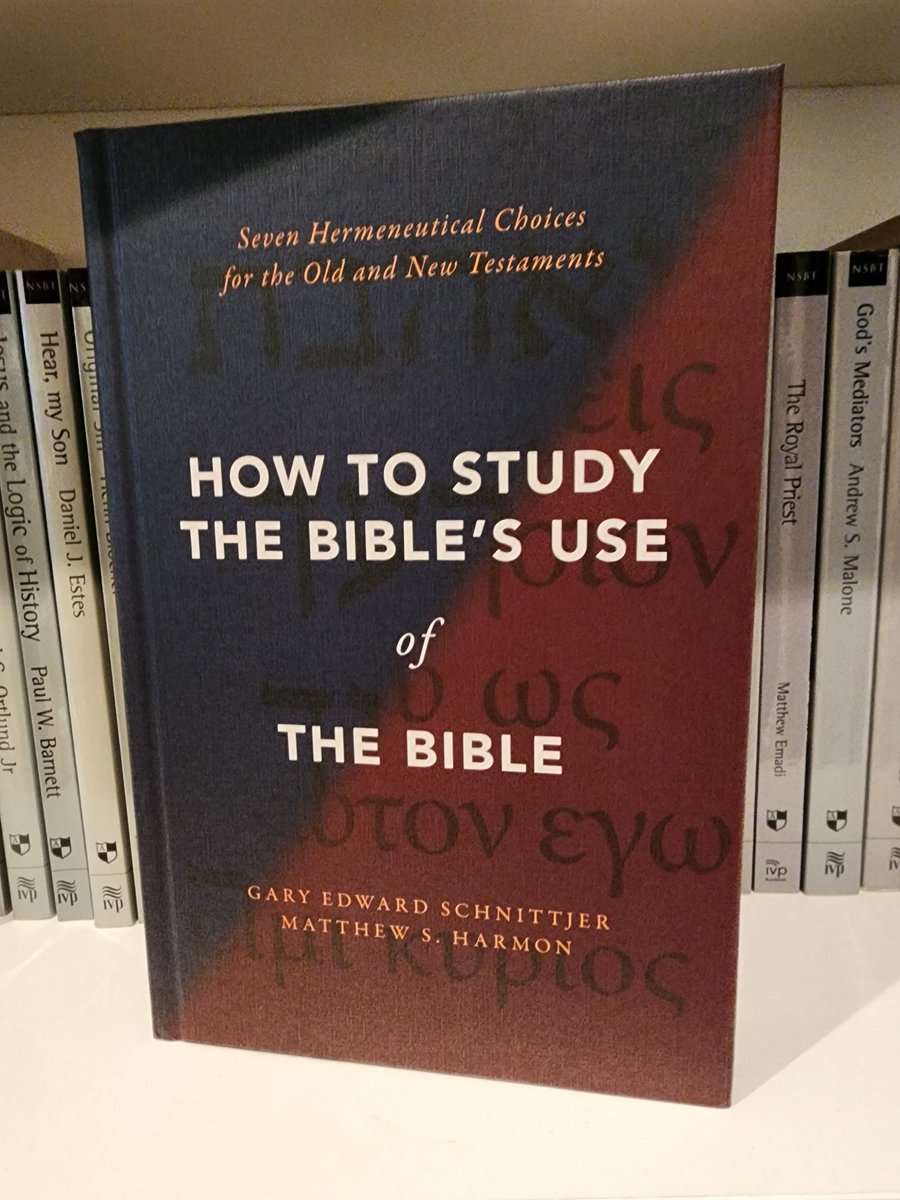 cateclesia's tweet image. 🚨BOOK GIVEAWAY🚨

Follow and repost for a chance to win a copy of the newly-released &quot;How to Study the Bible&apos;s Use of the Bible&quot; by Gary Edward Schnittjer and Matthew S. Harmon!

Winner selected Friday, October 25th at 3pm.