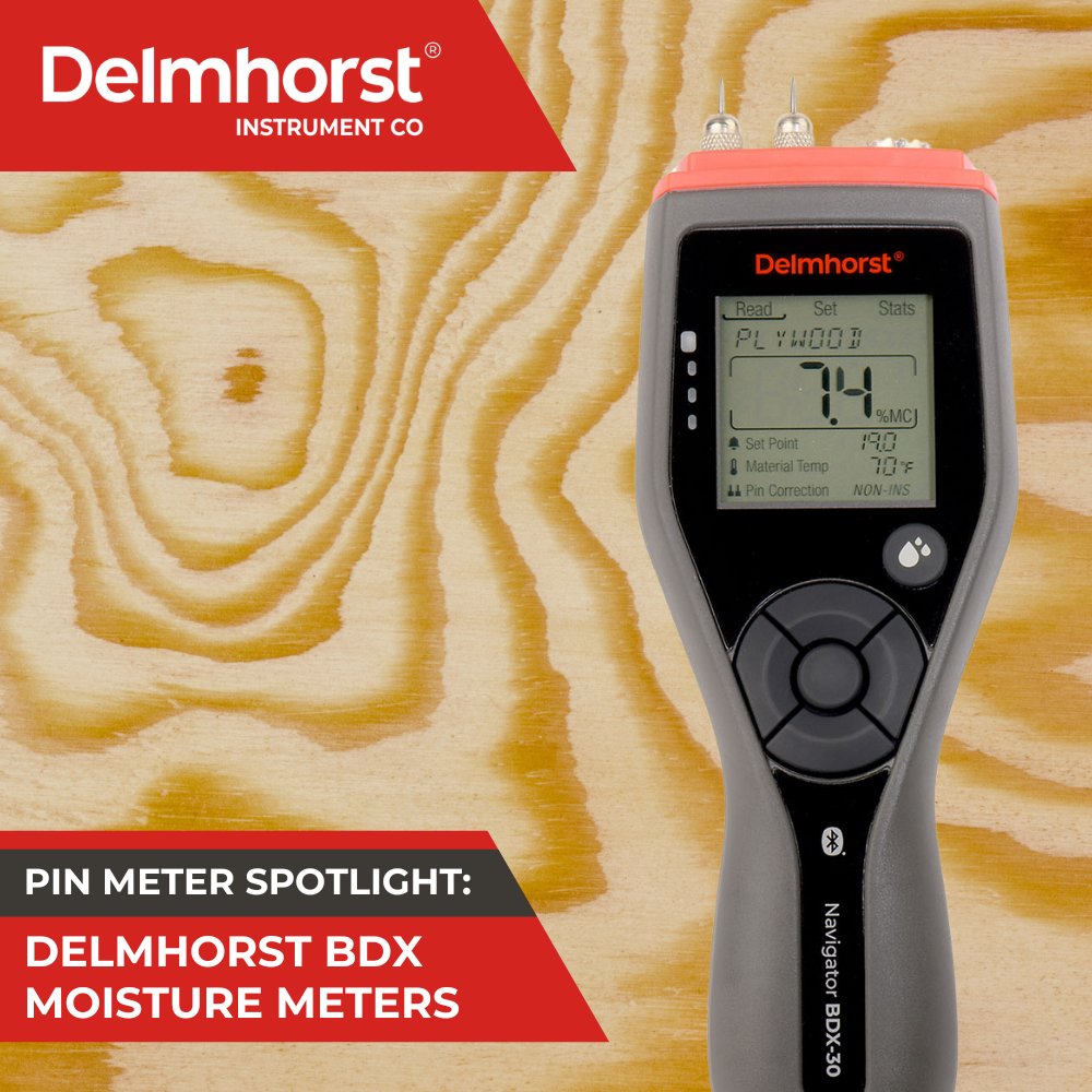 Revolutionize your moisture measurement with Delmhorst BDX Series pin meters. Advanced features, seamless connectivity, and unmatched accuracy for pros in building, restoration, and inspection.

#Delmhorst #moisturemeter #PinMeter #MoistureTech #MoistureMeasurement