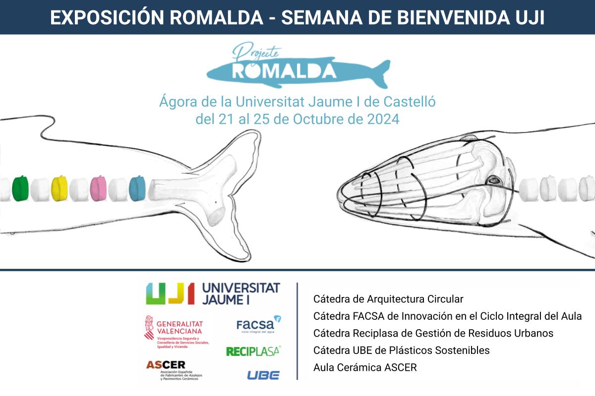 Del 21 al 25 de octubre 📅 Exposición «La Ballena Romalda», una obra de arte conceptual y colectiva propuesta por la asociación Ciutat Feliç i.mtr.cool/qqlalpnmga