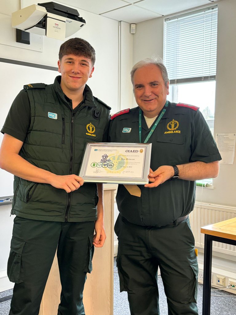 NIAS999's tweet photo. The EOC Recognition Event took place on Friday 18th October giving the opportunity to recognise and acknowledge all the hard work that our EOC colleagues have done over the past year.

Read More: https://t.co/Jh7m5egRrk https://t.co/sLdBuLjHrw
