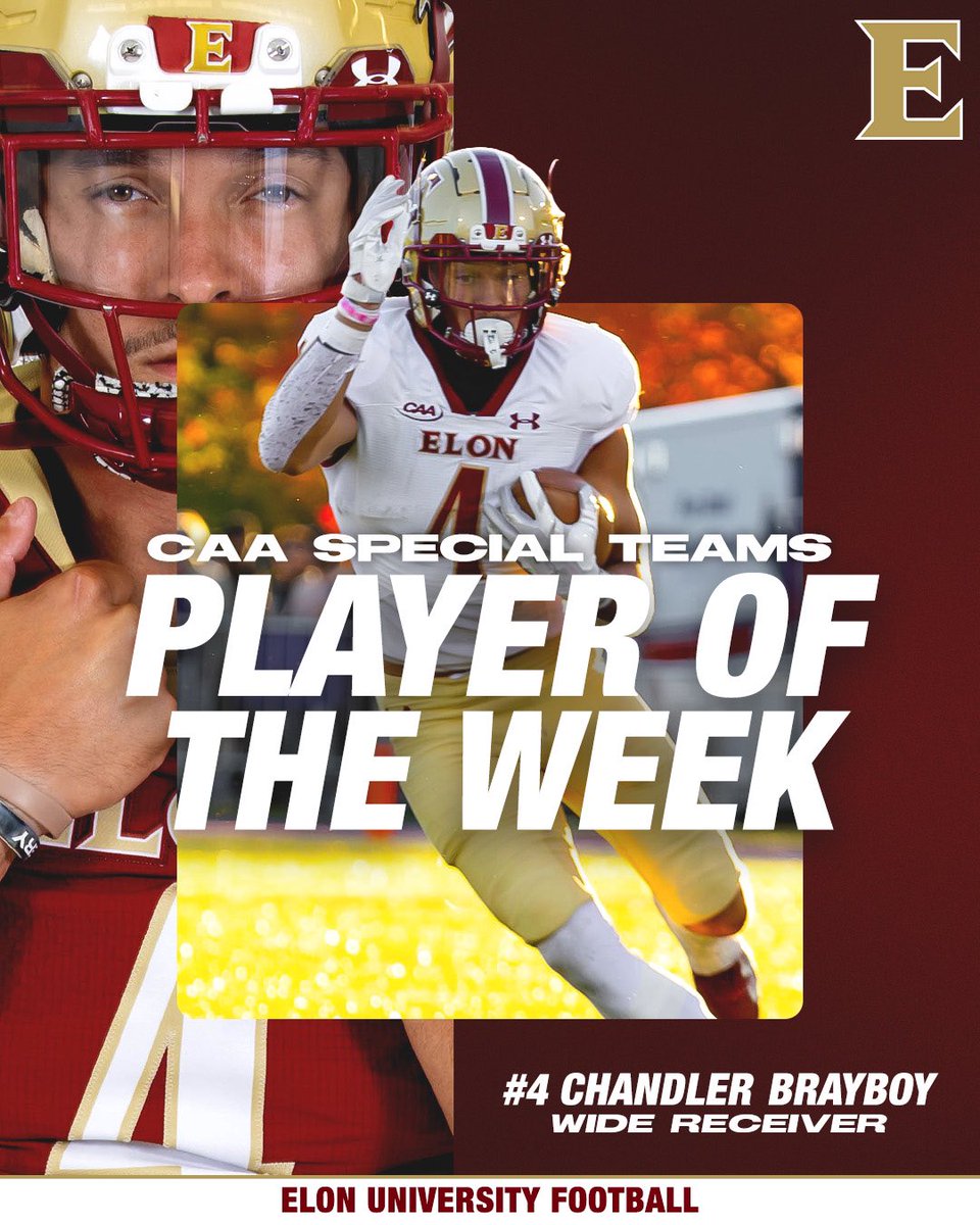 ElonFootball's tweet image. A win so nice, we got honored twice! Congratulations to @ChandlerBrayboy and @TJ_Thomas02! #AED #PhoenixRising