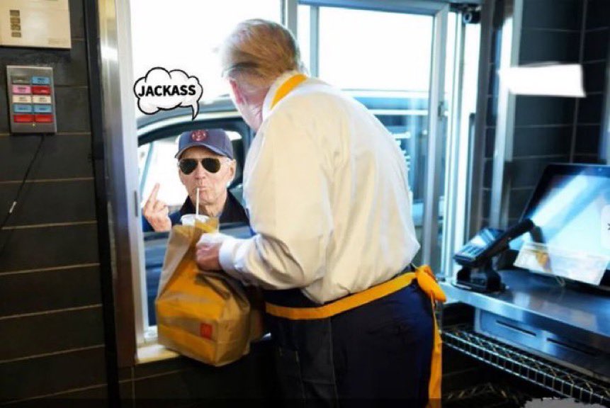 #PoliticsLive #Mcdonald #Mcdonalds eh wat. Oh well I'll go SUPER FISHING!
#TrumpIsNotWell #DonOLDMcDonald 
#DonOldGrump #TrumpIsUNFIT
#DonOldTreasonTrump #Trump
#DonaldTrump #MAGA #Cult45  #DonaldTrumpLifetimeOfLies
#VanceLies #LiarLiarVanceOnFire
TRAWLING
x.com/Horseshoe_Part…