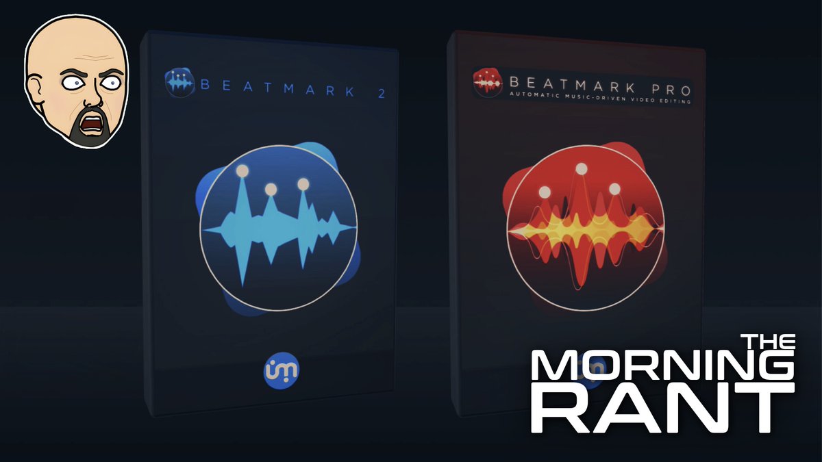 ulti_media's tweet photo. 📹 Just dropped a new #TheMorningRant! 🎤

🎥 Talking about my apps BeatMark 2 &amp; BeatMark Pro and how they completely changed my (music driven) editing workflow. 🙂 

#AppDevelopment #FCP #FCPX #FinalCutPro

👉 https://t.co/p36MiXHPSA https://t.co/6GlSCSWB0z