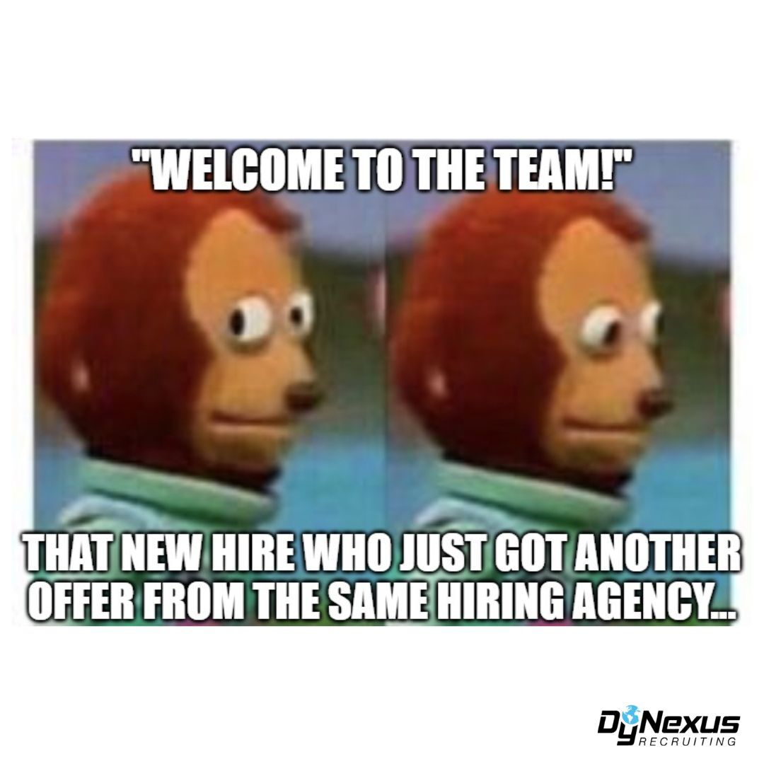 Many #staffing or #recruiting agencies lack a no-poaching policy but keeping these tips from in mind (see blog below) can help you make sure your new hire thinks twice about jumping at another offer.

dynexusgroup.com/how-to-make-yo…