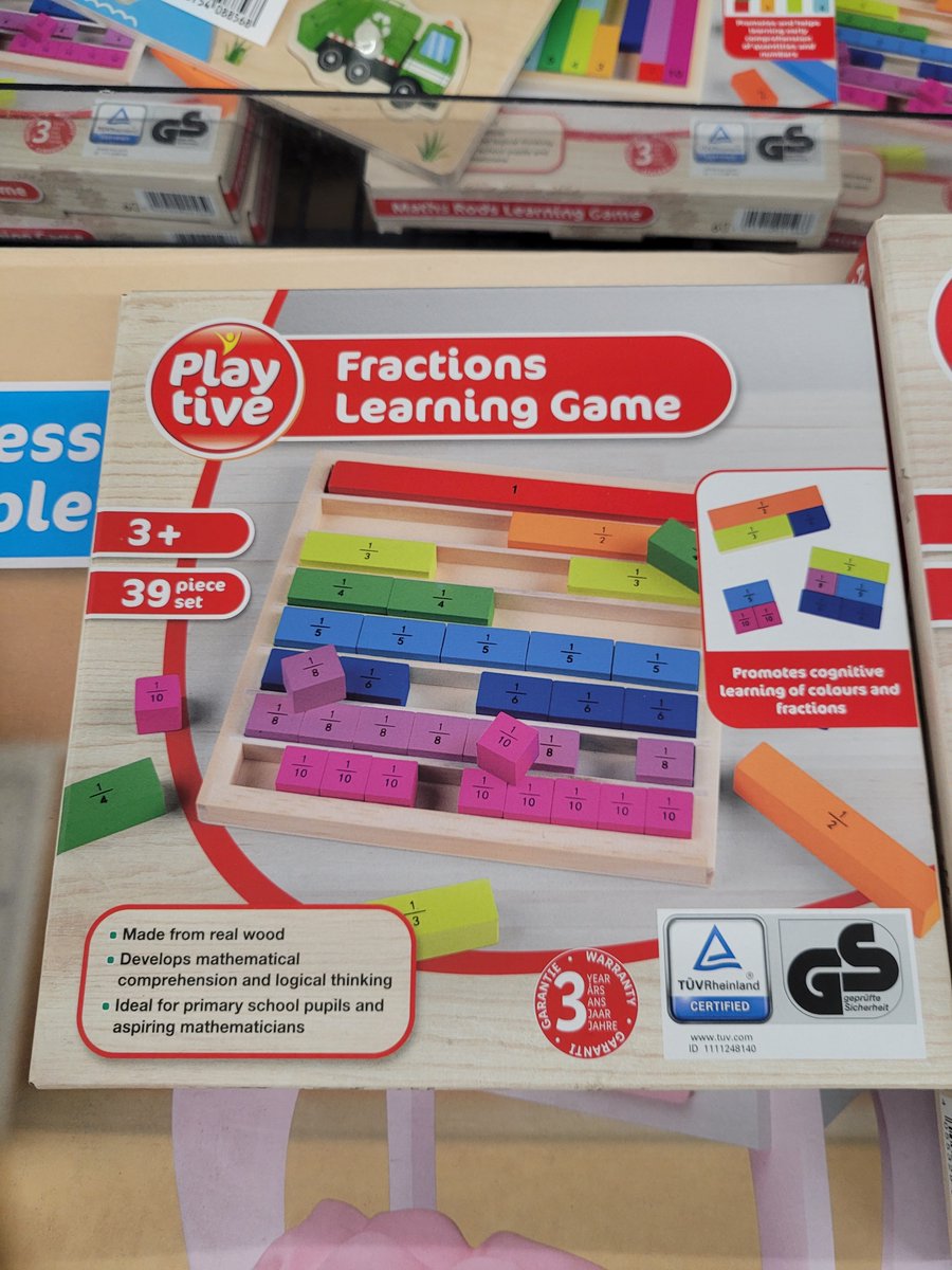 As a child, I can't imagine being given anything more boring than this #edutwitter #education #lidl Next it will be wooden missing number on a numberlines.