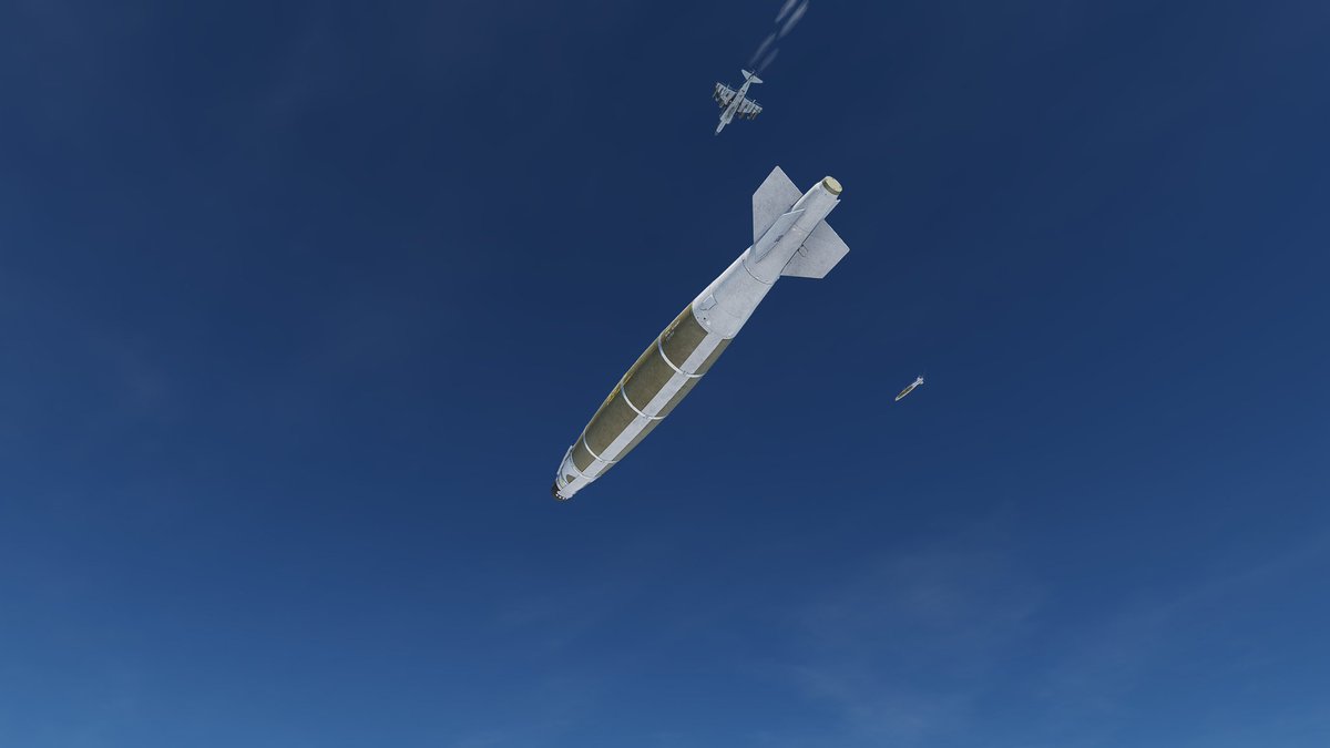 shirokonosensei's tweet image. #RAZBAM AV-8B N/A 30,00ft destroying SA-15 with GBU-54