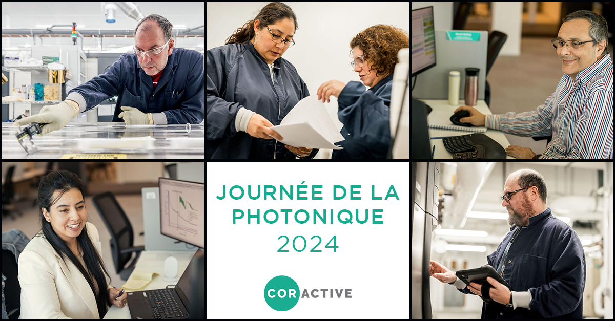 Coractive (@coractive) on Twitter photo Le 21 octobre, c'est la Journée de la Photonique ! La #photonique a un impact majeur dans de nombreux domaines. Aujourd’hui, prenons un moment pour saluer notre équipe incroyable. À tous ceux qui changent le monde, passez une excellente journée !  #dayofphotonics2024 Le 21 octobre, c'est la Journée de la Photonique ! La #photonique a un impact majeur dans de nombreux domaines. Aujourd’hui, prenons un moment pour saluer notre équipe incroyable. À tous ceux qui changent le monde, passez une excellente journée !  #dayofphotonics2024