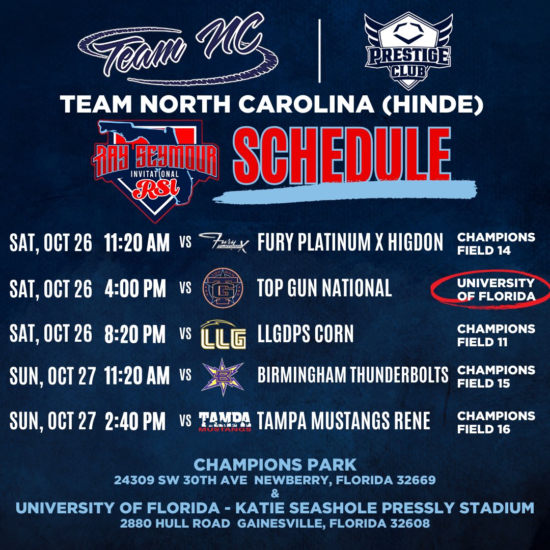 We’re excited to compete in the <a href="/ray_seymour/">Ray Seymour Invitational</a> Invitational this weekend! Hope to see you there! #TeamNC