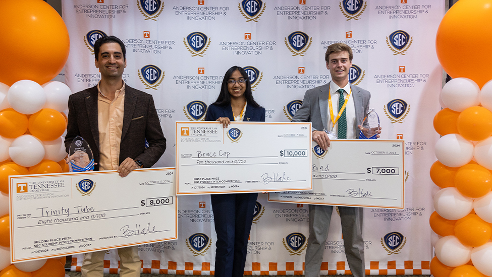 It was such an honor for us to host @TheSECU Student Pitch Competition this year! With $25,000 on the line, this competition pits student teams representing each of the 16 SEC universities against one another in a pitch competition.

Read more: tiny.utk.edu/SEC-Recap