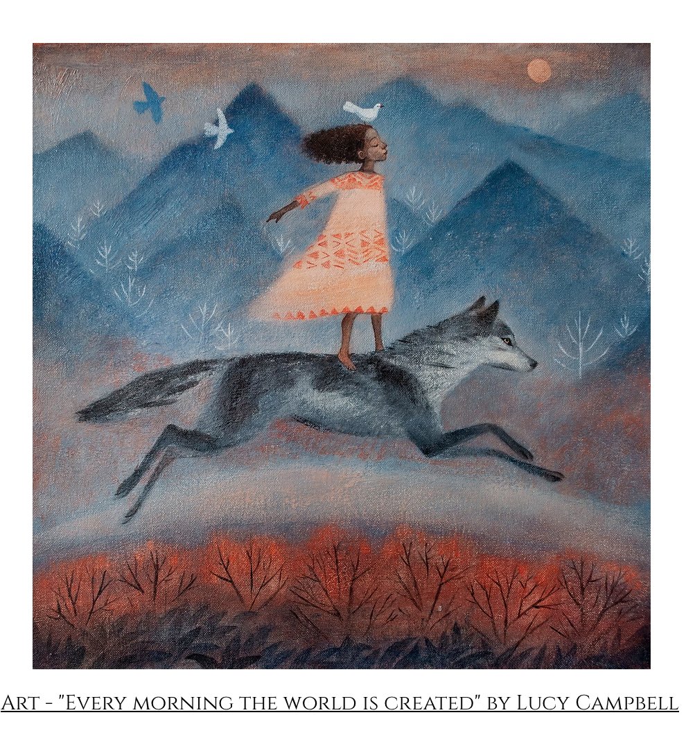 It's feeling more summer than Autumn in NYC.
But it's  time to gather round the fire and tell our stories. 
Here is "Wolf Girl" read by <a href="/Namakula7/">Namakula</a> 

thefeistybeast.com/wolf-girl