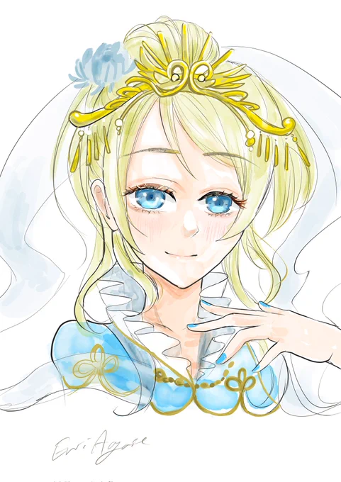 ぅぅう遅くなりましたがぅ絵里ちゃんお誕生日おめでとう!!!!#絢瀬絵里生誕祭2024 