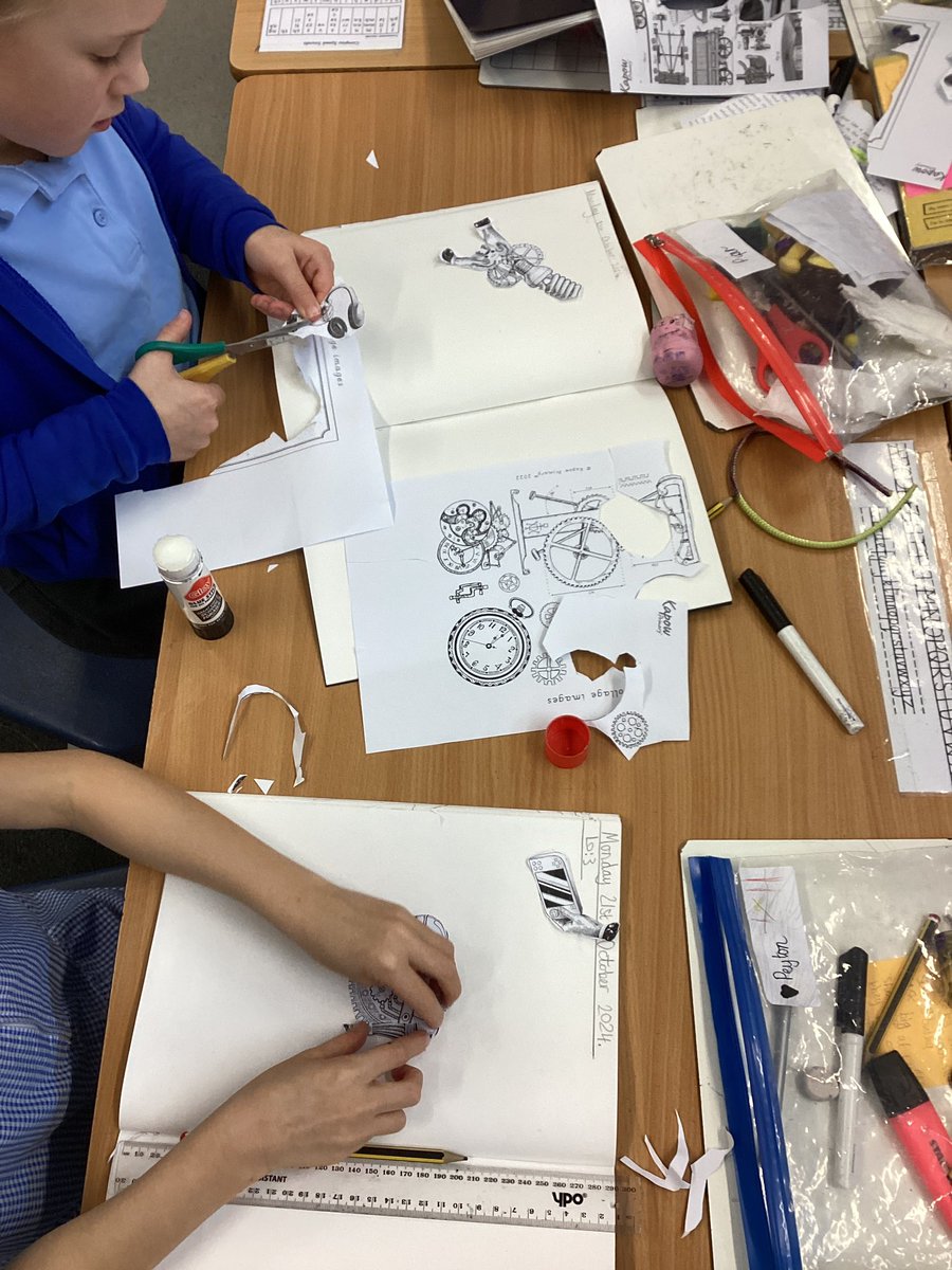 HighViewY4's tweet photo. Planning our compositions for a piece of mixed media artwork. 
Watch this space! https://t.co/vTCMfvEmpw