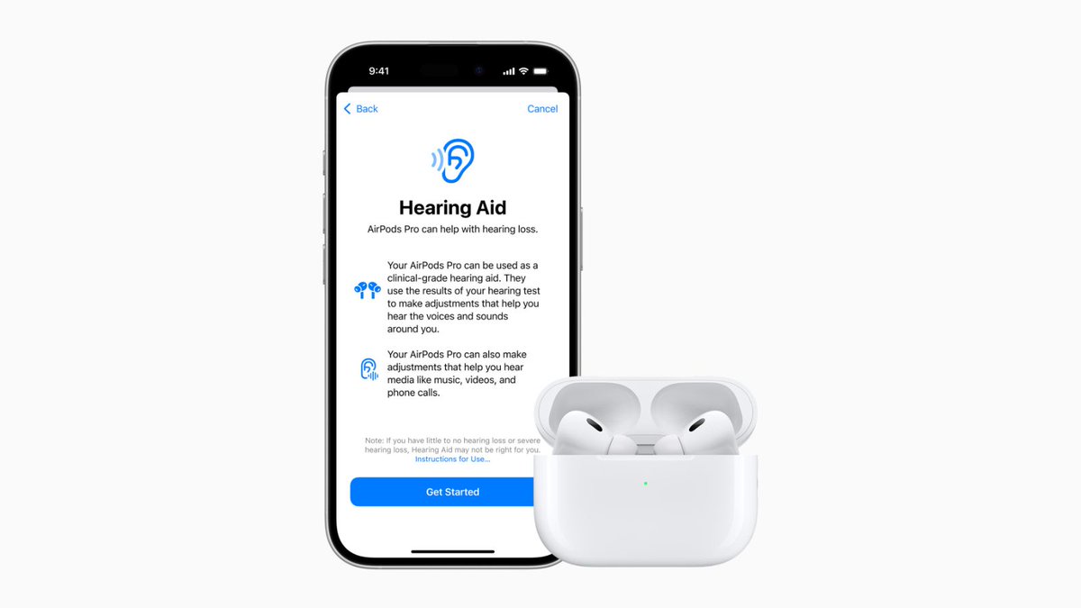MyMobileGenius's tweet photo. Apple Confirms AirPods Pro 2 Hearing Features Launching In iOS 18.1 Next Week https://t.co/xiSQICubKi https://t.co/jbg4qhbZBY