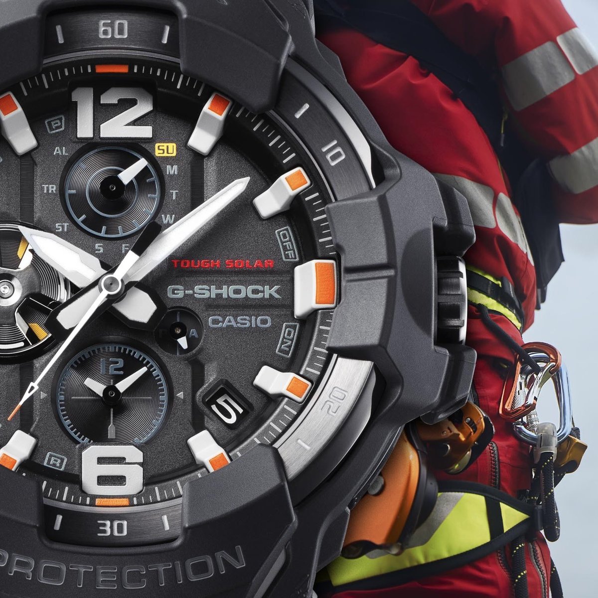 GShock_US's tweet photo. Need a timepiece that fits in wherever you are, for whatever you're doing? The #MASTEROFG collection delivers peak performance in rough conditions, whether you’re in the air and on land.
Tag a tough friend below who needs a new timepiece in their collection. https://t.co/NdxUkwntpl