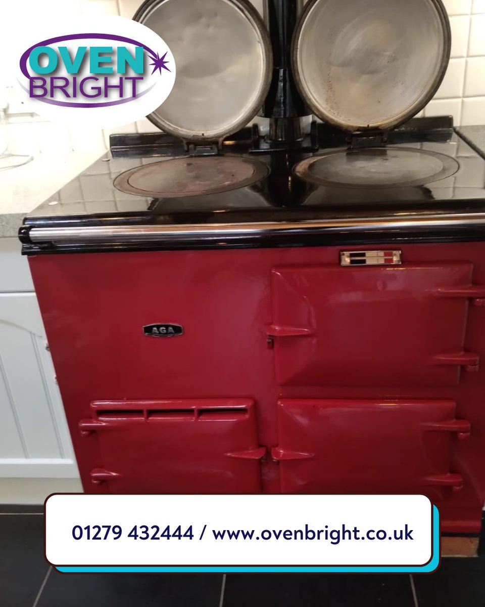 Our expert Aga cleaning service ensures it looking as good as the day you got it! We deliver incredible results you can see ⭐️Book your clean today by calling 01279432444! ☎️