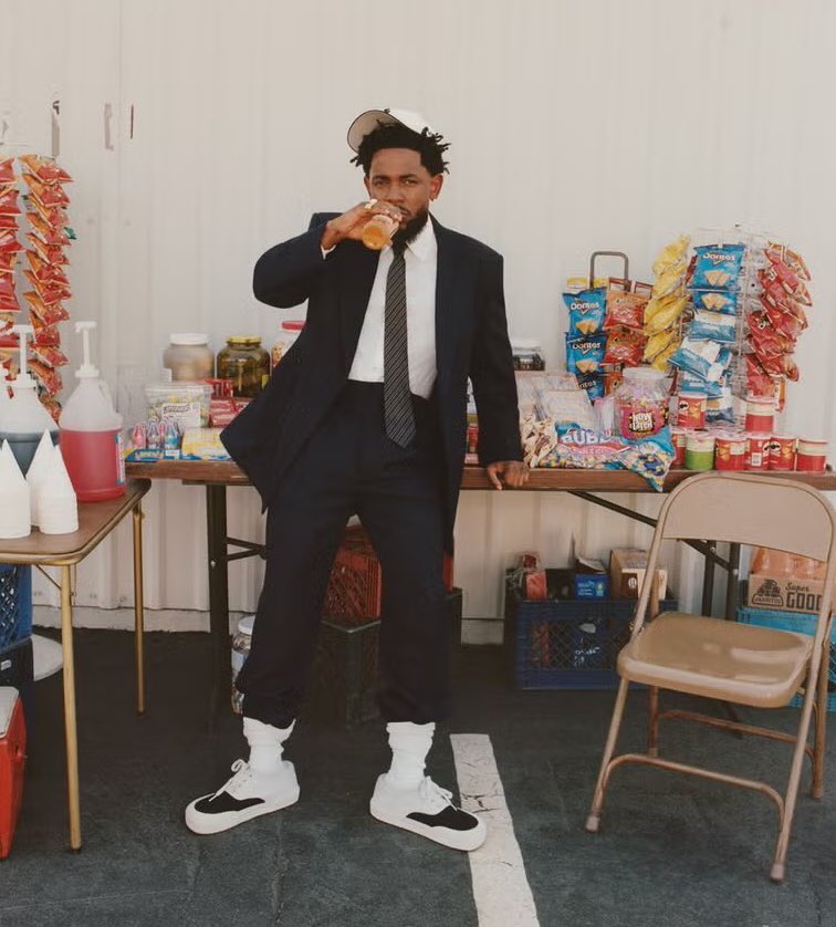 nfr_podcast's tweet photo. Kendrick Lamar talks about embracing his 'feminine side' while talking with SZA

“At first, all I knew was the masculinity, and I always kept that wall up because of my pops. But the more I delve deeper into my music and the more expressive I get with myself … that is the feminine energy right there. That’s not the bravado that I grew up seeing all the time. This is who I am, the soft-spoken me, and I have to own it.”

“This is who I am, the soft-spoken me, and I have to own it. This is where my superpower lies. Because if my job is to communicate, I need to be able to communicate with everyone … I can’t do that with a wall up. I can’t do that with my full masculinity.”