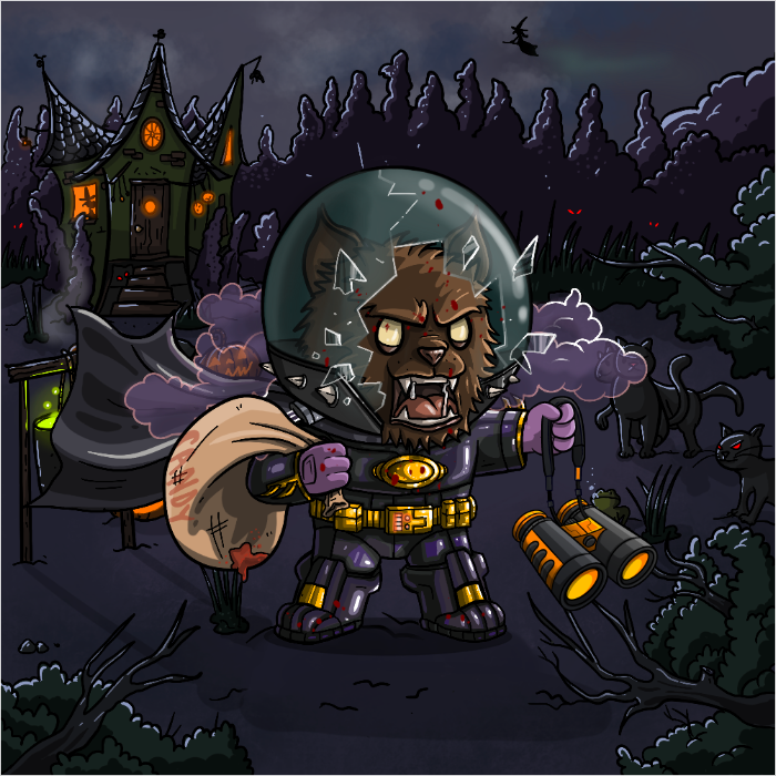 <a href="/spacelabzHQ/">SpaceLabz</a> <a href="/timothysshaw/">Timothy Shaw</a> <a href="/spacebudznft/">SpaceBudz</a> Happy HOWLoooween to the <a href="/spacebudznft/">SpaceBudz</a> crowd.
Enjoying the #wardrobe feature.

Great job!