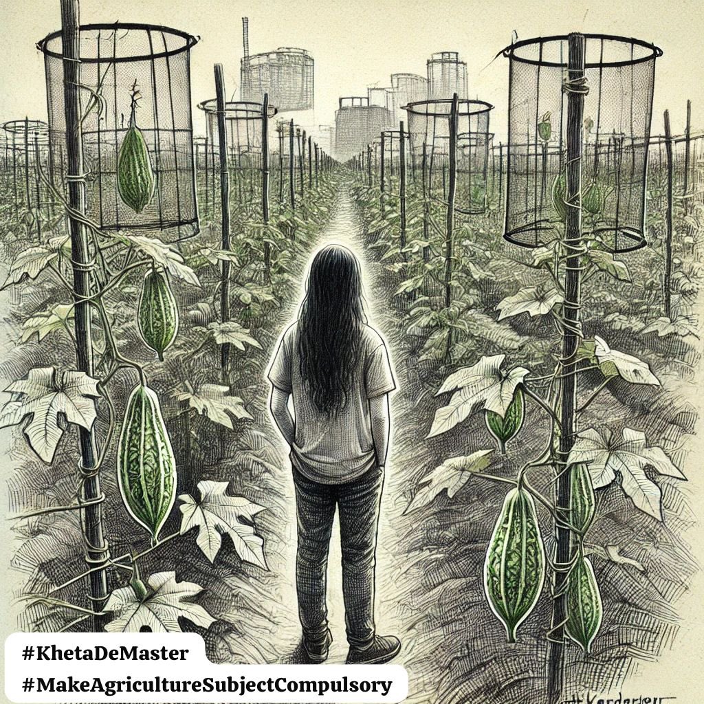 ASAPagri's tweet photo. Agriculture is a vital sector of India's economy, providing food, employment, and a significant contribution to the country's GDP.
Lets improve the Agriculture sector by compulsory Agriculture subjects in Education.
#KhetaDeMaster
#MakeAgricultureSubjectCompulsory https://t.co/D6iihAyXDU