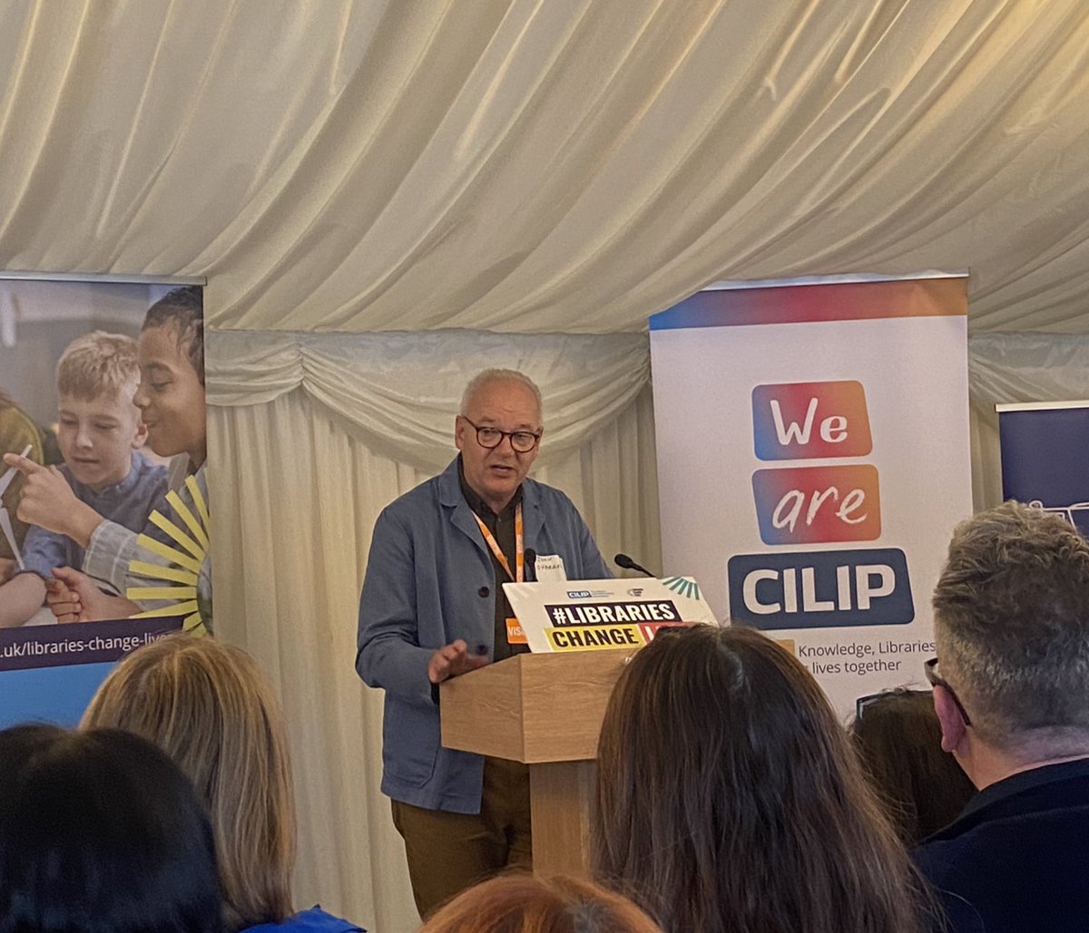 He set up his own library as a child, so <a href="/mrjohnofarrell/">John O'Farrell</a> shares a lifelong  love of libraries and books. He calls  libraries “the silent engines of social mobility”. #LibrariesChangeLives