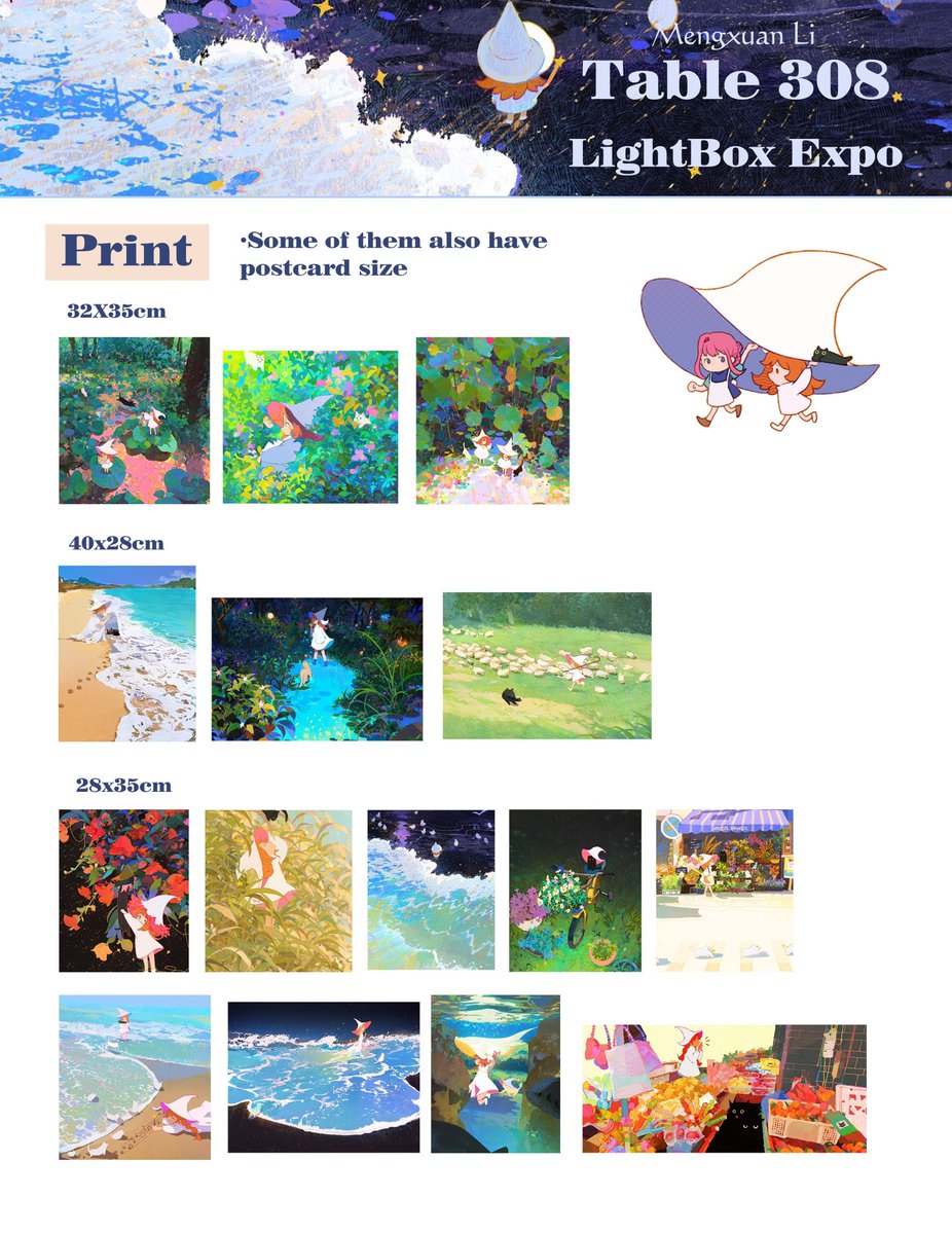 MengxuanLiart's tweet photo. catalog for lightbox! I’ll be tabling at 308, hope to see you there!!✨ https://t.co/1OPm4kxIvI