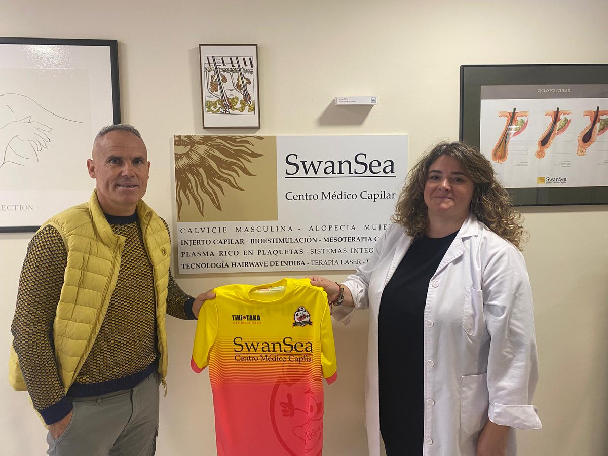 Academia TikiTaka (@academiatikitak) on Twitter photo ¡¡¡SWANSEA CENTRO MÉDICO CAPILAR!!!
NUEVO PATROCINADOR PRINCIPAL DE ACADEMIA TIKI TAKA.
En el 10 aniversario de <a href="/academiatikitak/">Academia TikiTaka</a> os presentamos el NUEVO PATROCINADOR que lucirán durante los próximos 3 años l@s alumn@s de la academia de fútbol de <a href="/GerardoGLeon7/">gerardo garcia leon</a> en sus camisetas ¡¡¡SWANSEA CENTRO MÉDICO CAPILAR!!!
NUEVO PATROCINADOR PRINCIPAL DE ACADEMIA TIKI TAKA.
En el 10 aniversario de <a href="/academiatikitak/">Academia TikiTaka</a> os presentamos el NUEVO PATROCINADOR que lucirán durante los próximos 3 años l@s alumn@s de la academia de fútbol de <a href="/GerardoGLeon7/">gerardo garcia leon</a> en sus camisetas