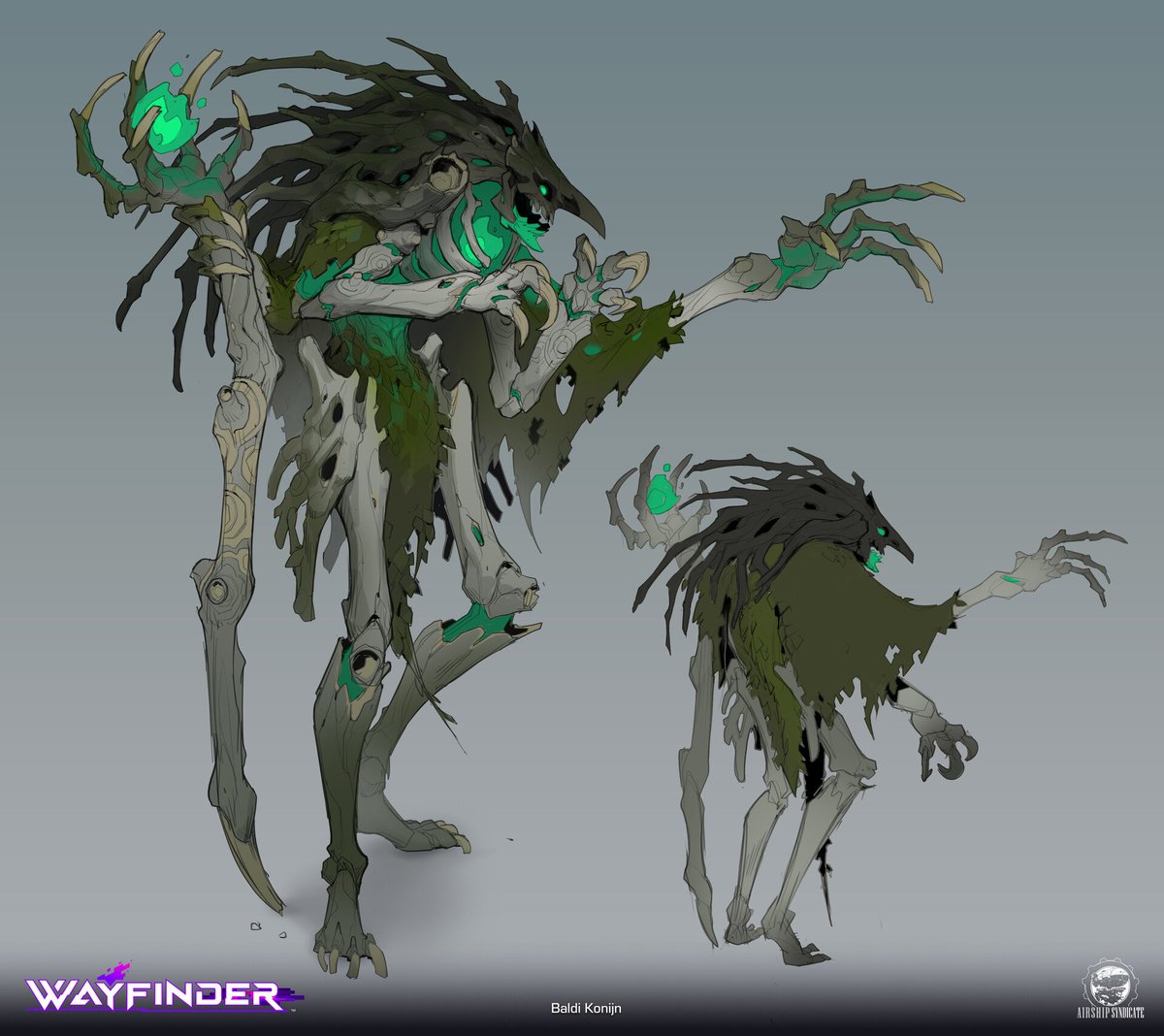 Baldinosaurus's tweet photo. Wayfinder launches today guys! And to celebrate I'll post some of the artwork I did on artstation.

And I believe I haven't posted this witch yet here.

https://t.co/J1RhxJZJel https://t.co/Z6CcfII9FN