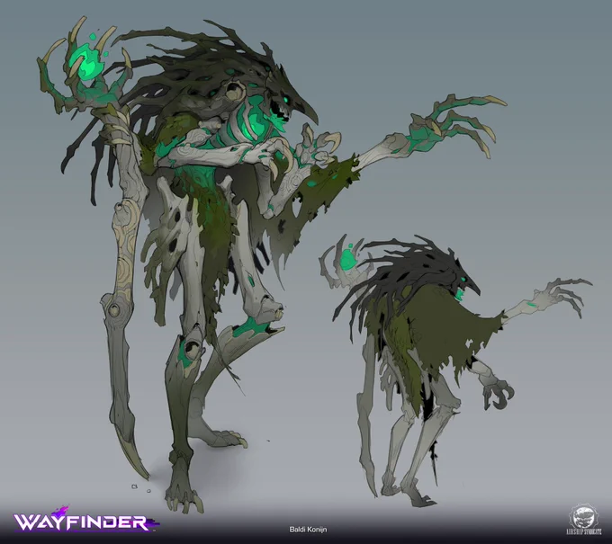 Wayfinder launches today guys! And to celebrate I'll post some of the artwork I did on artstation.And I believe I haven't posted this witch yet  
