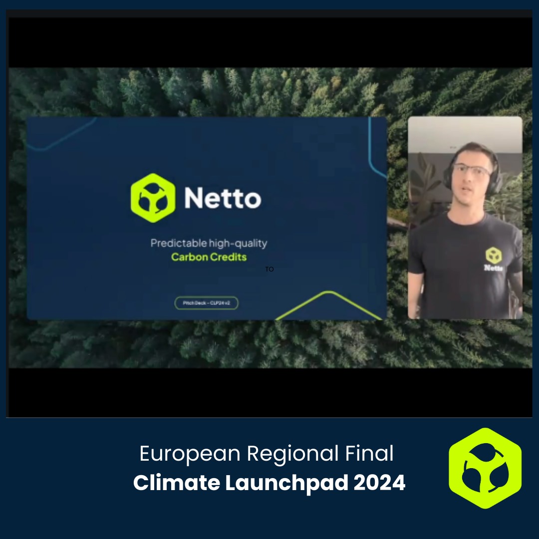 NettoFinance's tweet photo. We’re proud to have been finalists in the European Regional Final of Climate Launchpad 2024!  Thank you to @ClimateLaunch for the opportunity and congratulations to the winners!  We continue moving forward with our commitment to a sustainable future. #CLP2024 #Innovation #NetZero https://t.co/jqHM6yqeG1