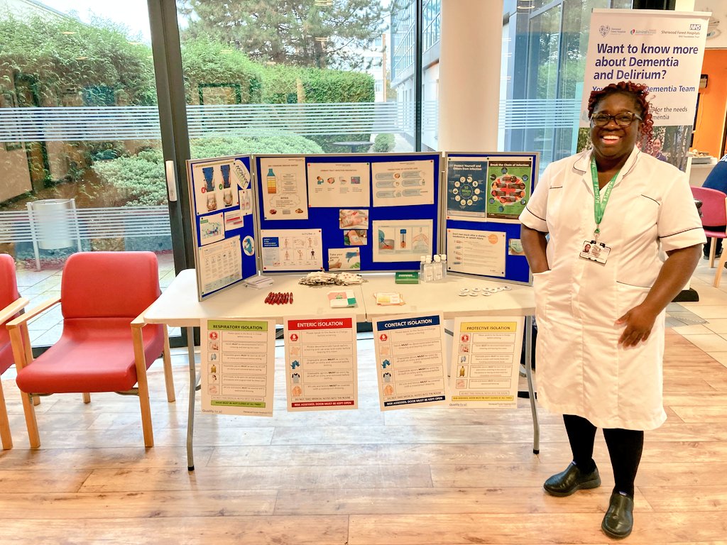 IPC was at MCH today for infection prevention and control month. We will be at Newark main corridor Tuesday and outside Outpatients x ray Thursday morning, so pop on down to see us. #togetherwecanpreventinfection