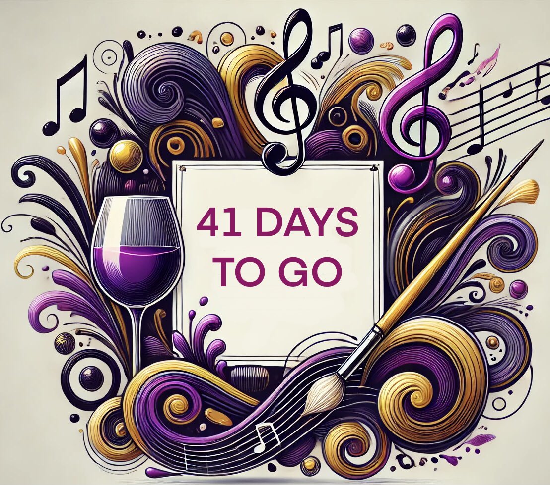 Meldsnmasterps's tweet photo. 🎉 41 days left until Melodies & Masterpieces! 🎶🖌️
The countdown is on for a night of R&B vibes and creative fun. Grab your tickets and join us for an unforgettable experience! 🎟️✨ #SipAndPaint #41DaysToGo #RnB #Y2K https://t.co/x4GJMHVSLg