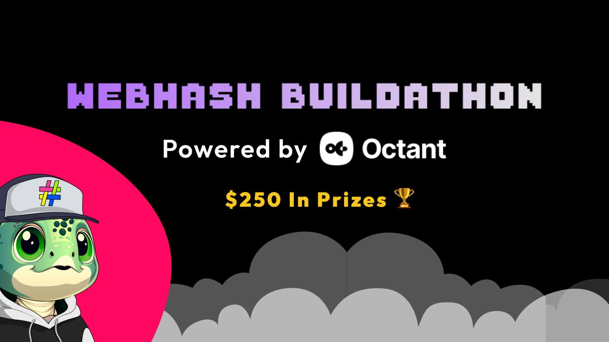 webhash_eth's tweet image. 🚨 Calling all builders! 🚨
Ready to unleash your creativity? Join the WebHash Buildathon #4 powered by @OctantApp🌟 Use WebHash's no-code builder to create permanent websites and compete for $250 in prizes!
👑 @NurdleNFT holders get the exclusive voting power!
Don't miss…