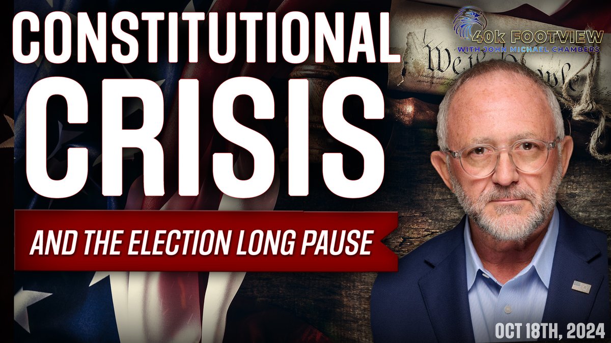 JMCBroadcasting's tweet photo. #CONSITUTIONALCRISIS?!
Learn critical intel and a #40KFootView look into this #informationWAR that we are #WINNING
WATCH NOW: https://t.co/fLp99njdZT https://t.co/L6Rhgmge9C