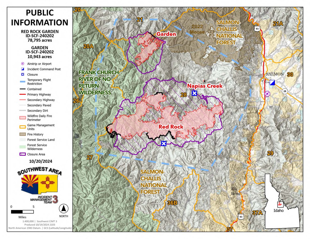 salmonchallisnf's tweet photo. #RedRockFire and #GardenFire Daily Update: Transition begins with incoming Great Basin CIM Team 7 β¬οΈ https://t.co/1gp1JWSIf7