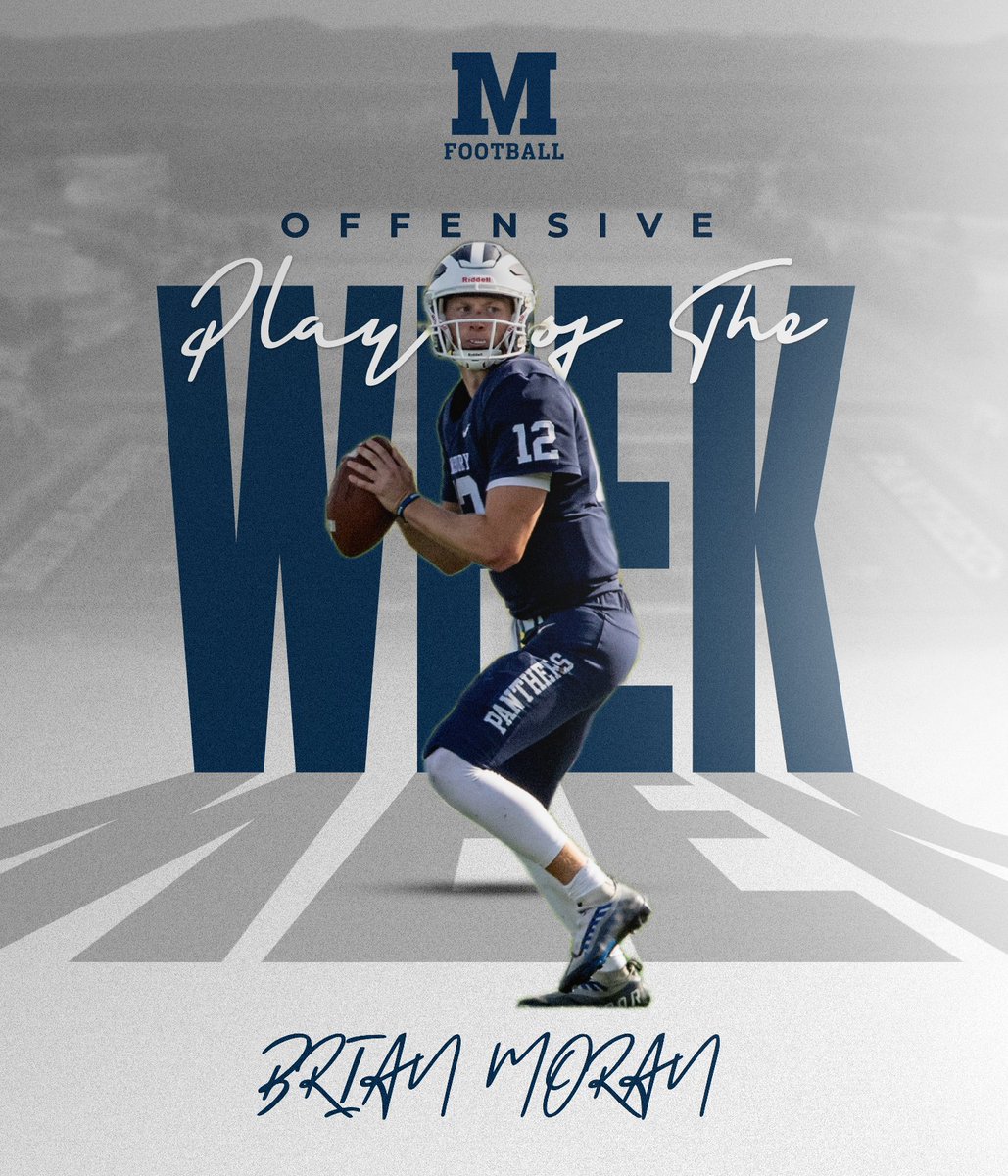 Congratulations to Brian Moran on being named NESCAC Offensive Player of the Week!      

#1and0