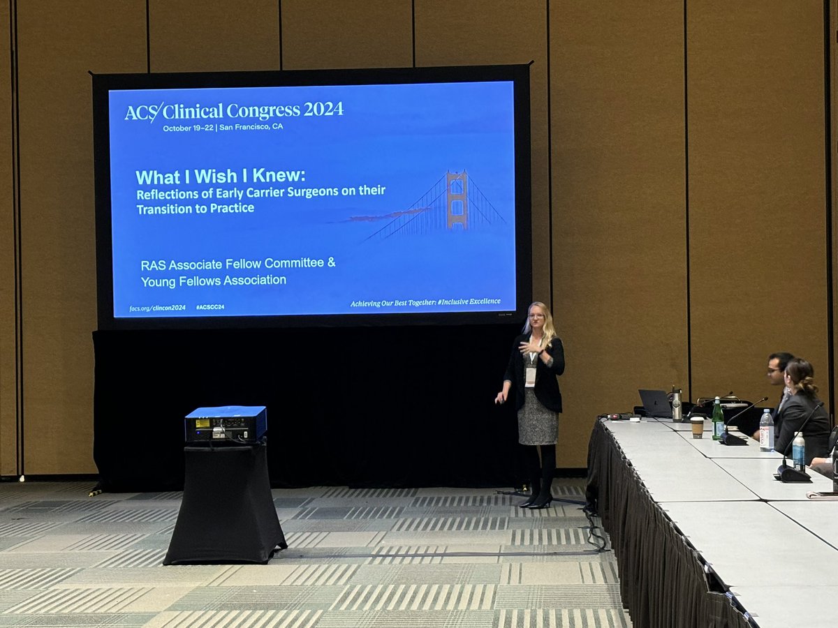 RAS-ACS (@rasacs) on Twitter photo Thanks to <a href="/chrisducoin/">Christopher DuCoin</a> and <a href="/CassieSonntag/">Cassie Sonntag</a> for presenting at the joint <a href="/RASACS/">RAS-ACS</a> Associate Fellow Committee and Young Fellows Association Panel “What I Wish I Knew: Reflections of Early Career Surgeons on their Transition to Practice” #ACSCC24 <a href="/AmCollSurgeons/">American College of Surgeons</a> Thanks to <a href="/chrisducoin/">Christopher DuCoin</a> and <a href="/CassieSonntag/">Cassie Sonntag</a> for presenting at the joint <a href="/RASACS/">RAS-ACS</a> Associate Fellow Committee and Young Fellows Association Panel “What I Wish I Knew: Reflections of Early Career Surgeons on their Transition to Practice” #ACSCC24 <a href="/AmCollSurgeons/">American College of Surgeons</a>