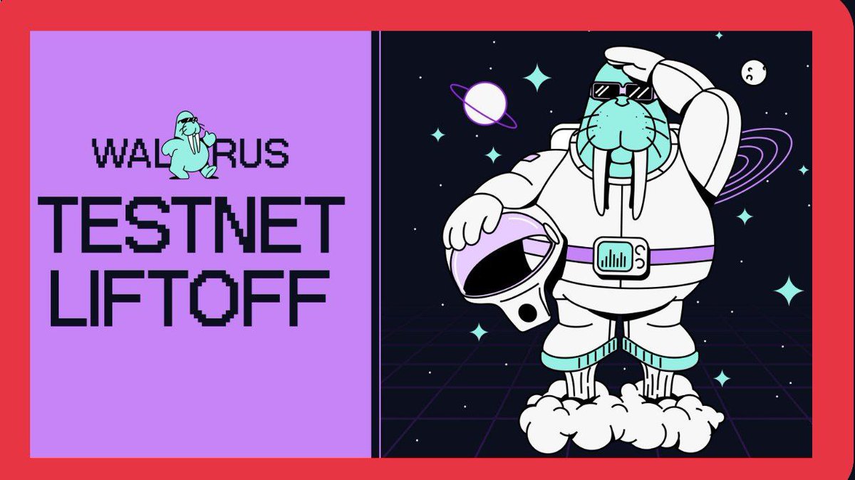 1/4]

Another 0$ Airdrop Interaction, A project backed by $SUI. 

$Walrus Public Testnet is now live.!

-Cost $0.
-backed by $SUI.

-A🧵 

Do Well To Like &amp; Retweet For Others &amp; Follow <a href="/Okpara081/">DANNY-OF-WEB3 🧸✨</a> Thanks.